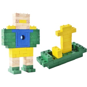 TỰ LÀM 3D Bằng Gỗ Xây Dựng Xây Dựng Khối Xây Dựng Mô Hình xây dựng khối gạch xây dựng đồ chơi - Product Image 4