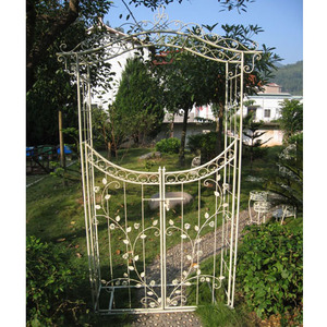 Arcs rouillés de mariage en arc vintage, <span class=keywords><strong>pergola</strong></span> d'extérieur personnalisés pour jardin, étanche, Style classique à cadre métallique - Product Image 2