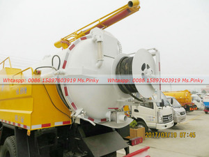 Camion per Pulizia Fognature con Aspirazione 8000 Litri, Idropulitrice ad Alta Pressione, Miglior Prezzo - Product Image 4