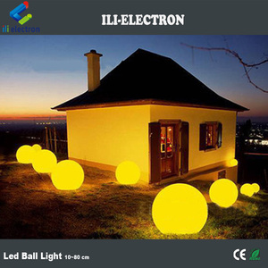 10 ~ 80 cm étanche flottant De Noël décoratif changement de couleur LED ball lumières - Product Image 3