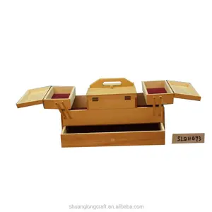 Boîte à <span class=keywords><strong>couture</strong></span> dans une boîte d'emballage, prix d'usine, poignée personnalisée, accessoire de <span class=keywords><strong>couture</strong></span> <span class=keywords><strong>en</strong></span> <span class=keywords><strong>bois</strong></span>, <span class=keywords><strong>couture</strong></span> personnalisée, pratique tous les jours - Product Image 4