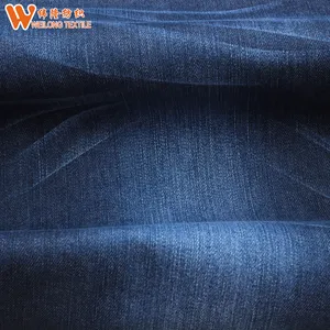 Bán buôn bông lycra polyester căng denim jeans vải nhà sản xuất nhà máy