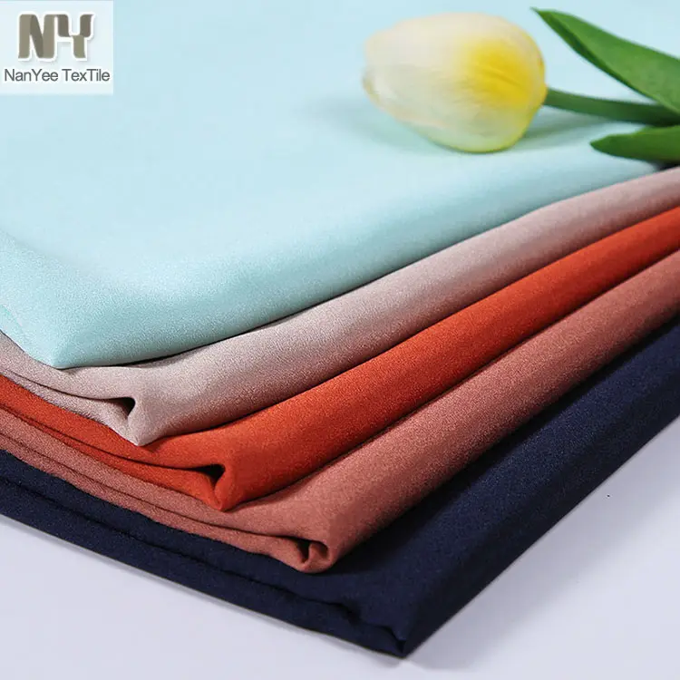 Nanyee Textile Wholesale 100% Polyester Crepe De Chine CDC Chiffon Fabric