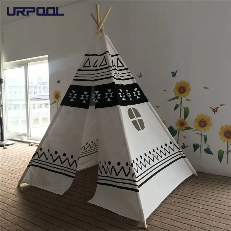 Kinderen Teepee. Kids play tent Wigwam Tipi Tepee Indoor Indian Playhouse Speelgoed Teepee Play Tent voor Kinderen