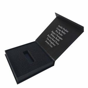 Preta feita sob encomenda da Impressão do Cartão de Papel <span class=keywords><strong>USB</strong></span> Flash Drive Caixa De Presente para <span class=keywords><strong>USB</strong></span> - Product Image 1