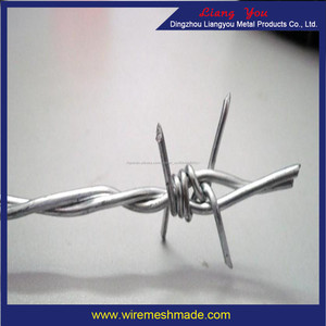 Electro Galvanizado <span class=keywords><strong>alambre</strong></span> <span class=keywords><strong>de</strong></span> Púas <span class=keywords><strong>para</strong></span> valla - Product Image 4