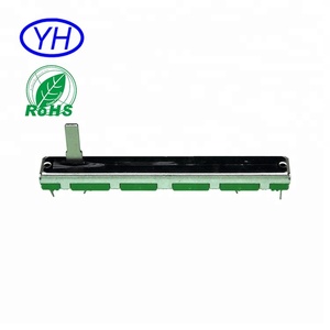 Potenciómetro deslizante lineal de 45mm y 10k ohm, película de carbono de palanca de Metal, serie Hotsale, 10k, 20k ohm - Product Image 1