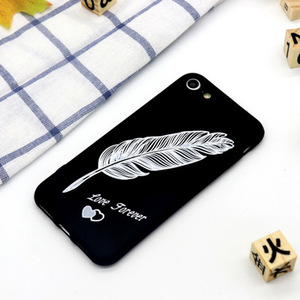 Accesorios <span class=keywords><strong>del</strong></span> teléfono al por mayor de lujo de oro pluma suave TPU teléfono móvil caso para el iPhone 6 S 7 8 más X - Product Image 3