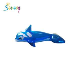 Đi Xe Trên Màu Xanh Inflatable Cá Voi <span class=keywords><strong>Float</strong></span> Tùy Chỉnh Hồ Bơi Nổi Cho Trẻ Em Bé - Product Image 1