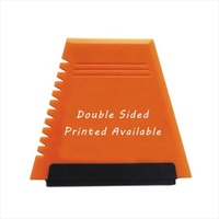 Grattoir à glace en plastique personnalisé avec logo promotionnel, fonction 2-en-1, durable et portable, couleurs personnalisées