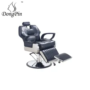 U.S. inventory black barber chair manufacture barber supplies barber chair beauty salon