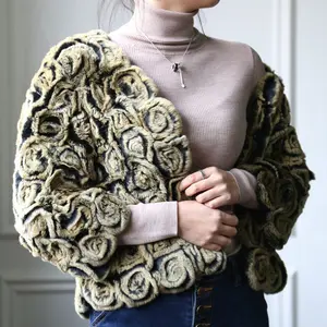 Suéter largo de lana, cachemira, Crochet, algodón, otoño e invierno, novedad