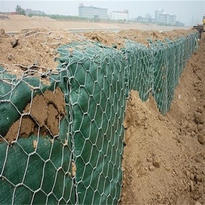 Sel kontrolü için galvanizli çelik Gabion Mesh iç galvanizli tel PVC kaplı altıgen delik dokuma Gabion kutusu kullanılan çit kafes - Product Image 2