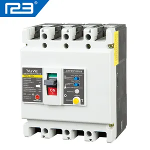 MCCB 3 Phase 3p 4p 16a 20a 25a 32a 40a 50a 63a 80a 100a Square D Circuit Breaker with Leakage Current Protection