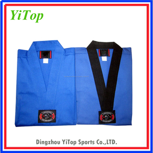 Ventas alta calidad artes marciales azul Tae Kwon Do uniformes WTF - Product Image 5