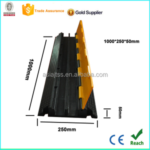 Nhiệm vụ nặng nề đường cao su tốc độ vết sưng bướu dây bảo vệ dây đoạn đường nối 2 kênh cáp bảo vệ đoạn đường nối - Product Image 5