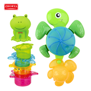Animal couleur tasses puissant ventouse <span class=keywords><strong>tortue</strong></span> faire son <span class=keywords><strong>bain</strong></span> bébé jouet - Product Image 1