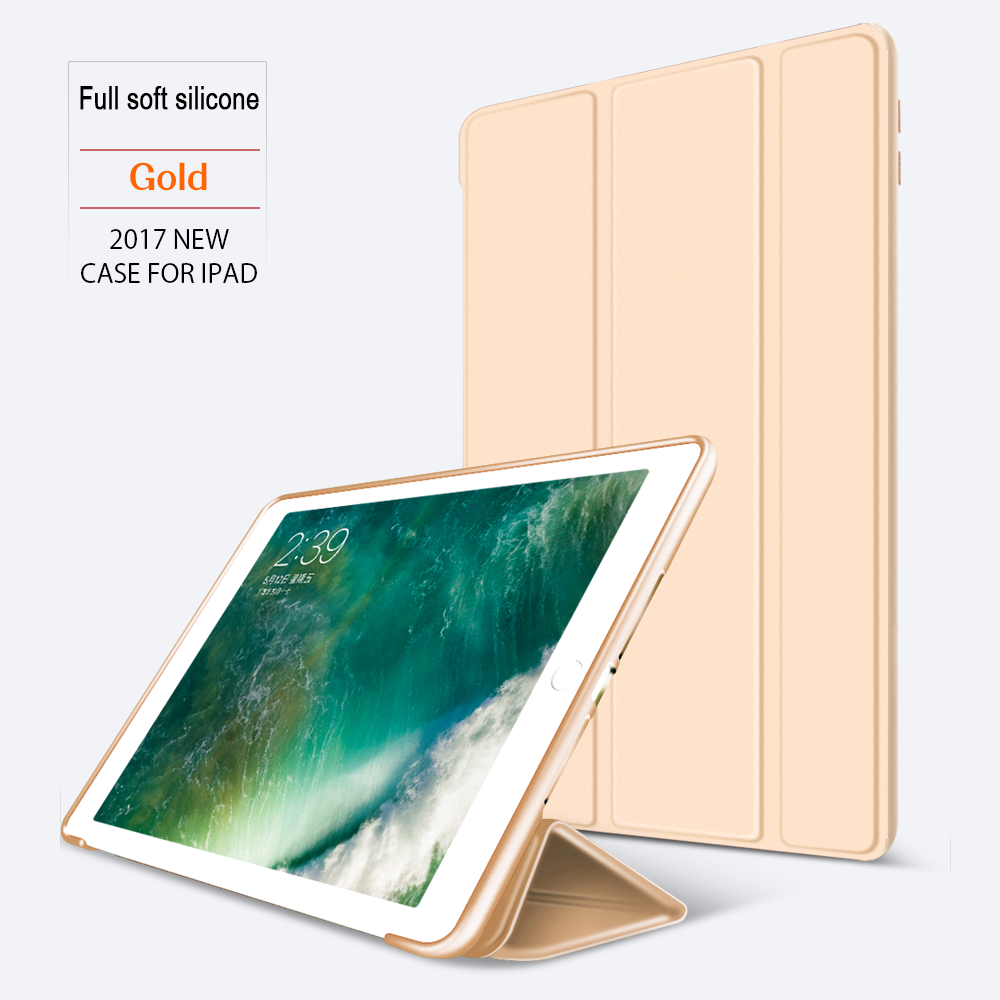 Naly синий Новый дизайн силиконовые полный мягкий защитный tablet обложка для apple Ipad 2017 новый Ipad