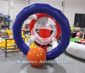 Toptan fabrika fiyatları su yüzen oyuncak havuz yüzen çocuklar ve yetişkin için şişme su basketbol potası - Product Image 3