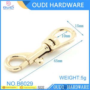 Nuevo diseño bolso accesorios giratoria extremo <span class=keywords><strong>doble</strong></span> D anillo mosquetón - Product Image 3