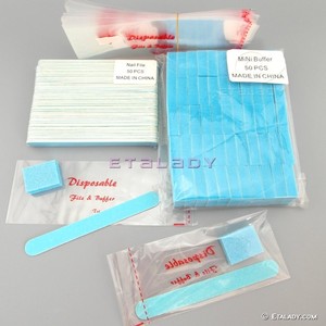Limes à ongles jetables bleu, Mini tampon, pièces - Product Image 2