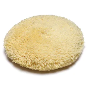 Soft durable double sided car polishing lambswool buffing pads