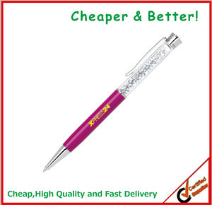 Bolígrafo De metal de cristal personalizado, promocional, barato, con diamantes de imitación - Product Image 4
