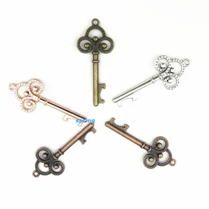 Werbung New Vintage Crown Opener Keys Metall Charms für Handwerk Creative Beer Opener Key Shape Werbe geschenke