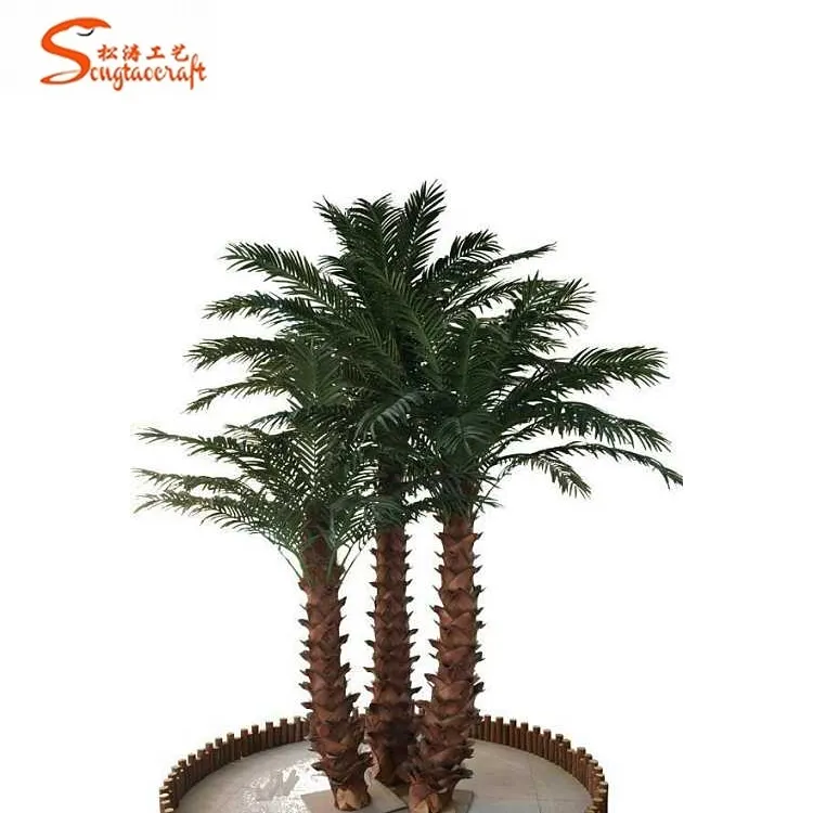 Palmkern Kuchen Preis Glasfaser Kunststoff Palmen Kanada dekorative maßge schneiderte machen gefälschte Palme
