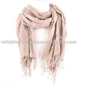 Châles et écharpes en rayonne de viscose à la mode d'automne pour femmes Style traditionnel Couleur et taille personnalisées Longueur moyenne - Product Image 2