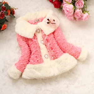 2018 del bambino di inverno delle ragazze cappotti di vestito del commercio all'ingrosso di abbigliamento per bambini - Product Image 1