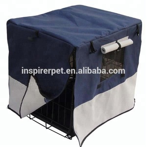 Cubierta de jaula de Metal para mascotas para perros de alambre, cubierta de jaula de perro de poliéster transpirable de alta calidad personalizada, cubierta duradera para Perrera de mascotas, ajuste Universal - Product Image 3