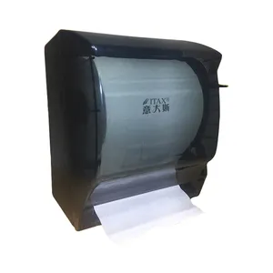 ABS Wall -mounted Hand -pull Square cutting Lever Towel Jumbo Roll Tissue paper Dispenser Holder for hotel school hospital