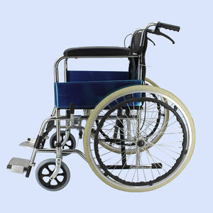 Fauteuil roulant pliable en acier pour fauteuil roulant, accessoires de haute qualité, lourds, pour manuel - Product Image 5