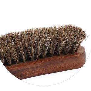 Crin de caballo <span class=keywords><strong>cepillo</strong></span> mango de madera <span class=keywords><strong>cepillo</strong></span> de limpieza para muebles ropa abrigo zapatos - Product Image 2