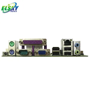 ELSKY โปรเซสเซอร์ Atom Pineview D525,1.8GHz Dual Cores 4เธรด DDR3 SODIMM ATX Power 2COM 4GB MSATA 1000LAN เมนบอร์ดพัดลม