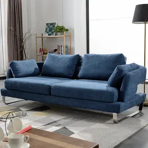 Velvet fabric foldable sofa set Living Room Furniture modern sofa french armchair reproduction furniture floor sofa arab