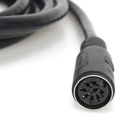 Câble d'extension DIN 8 broches mâle vers femelle, câble de système de conférence audio blindé pour câblage de microphone en chaîne, certifié RoHS