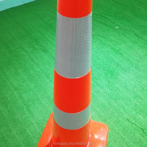 900Mm 4.5Kg New Zealand Tất Cả Màu Cam Mỏng PVC Phản Xạ Nón Trafic Với Dải Phản Xạ Cường Độ Cao - Product Image 3
