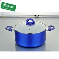 Ensemble de casseroles alimentaires en aluminium, anti adhésives, casseroles pressées