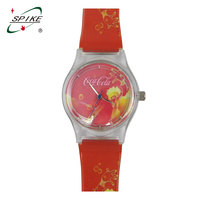 Jam Tangan Tali Sandwich Warna-warni Kustom Jam Tangan Mini COCA Kecil Gelang Sandwich Jam Tangan Penjualan Langsung dari Pabrik