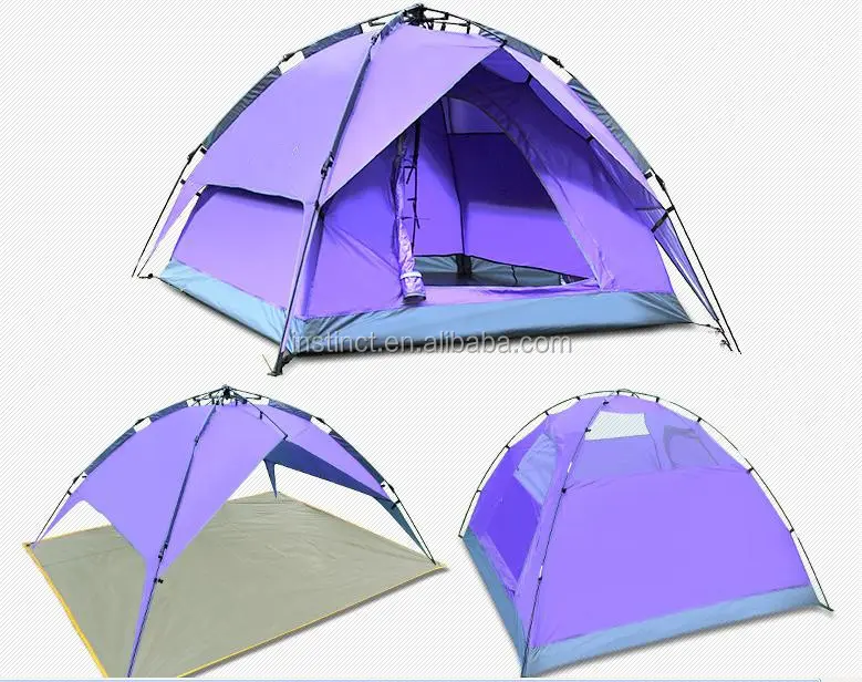 Hot sale multi-purpose inflatable 2 person canvas camping tent