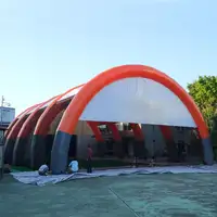 बिक्री के लिए विशाल पोर्टेबल inflatable बंकर दायर inflatable पेंटबॉल अखाड़ा