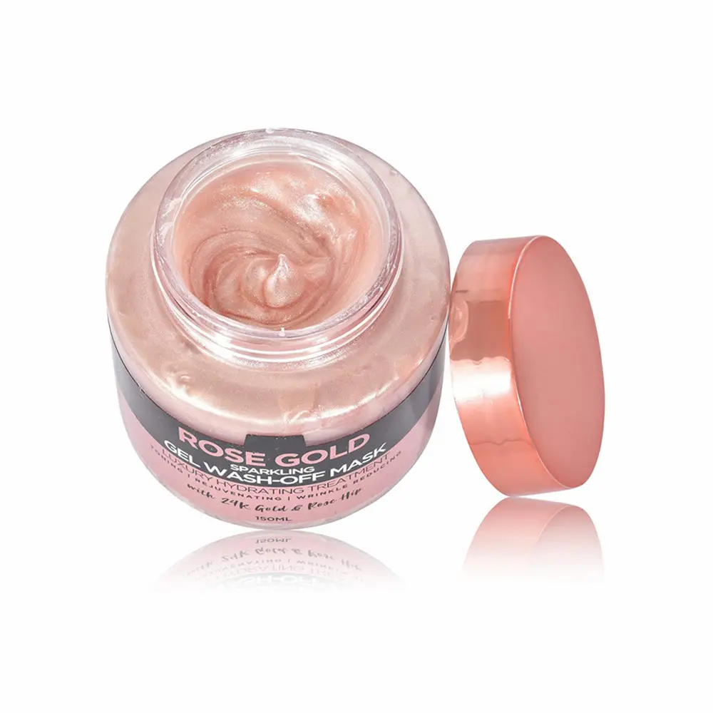 Mascarilla Facial de oro rosa de 24 quilates de etiqueta privada