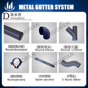 Đồng Liền Mạch Downspout Đồng Máng Xối Để Trang Trí Nhà - Product Image 4