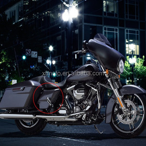 XF2906141-B Panneau de carénage gauche et droit noir vif compatible avec Harley Touring <span class=keywords><strong>Road</strong></span> <span class=keywords><strong>King</strong></span> 09-22 - Product Image 3
