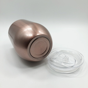 2014 गर्म बिक्री ऑनलाइन 12 औंस स्टेनलेस स्टील वैक्यूम इंसुलेटेड वाइन ग्लास टंबलर कप बंद ढक्कन के साथ - Product Image 3