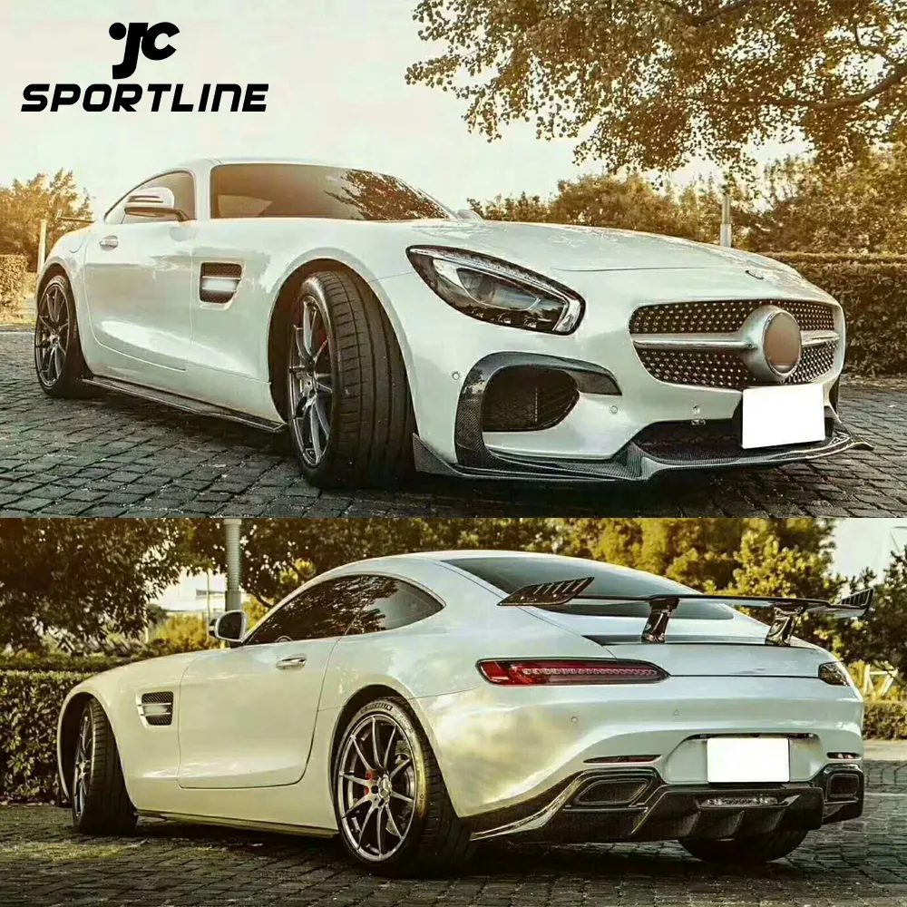 Carbon Fiber GTS Body Kit with Wing Spoiler for Mercedes Benz AMG GT 16-18
