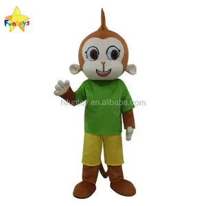 Funtoys CE Adult Green Monkey Mascotte Mascot Costume For Party