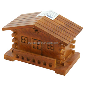Fabriek Custom Groothandel Houten Vogelhuis Handgemaakte Outdoor Houten Vogelhuis - Product Image 4